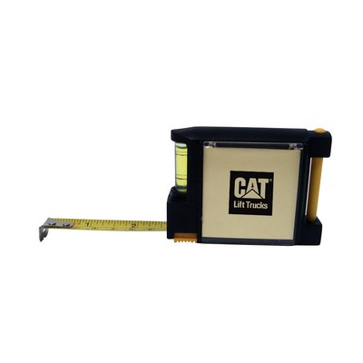 6 1/2' Steel Tape Measure/Ruler w/Level