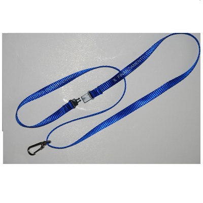 Breakaway Lanyard w/Metal Clip (18"x3/8")