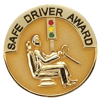 1" Safe Driver Award Lapel Pin