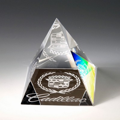 2-1/8" Pyramid Paperweight