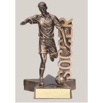 8.5" Male Soccer Billboard Resin Series Trophy