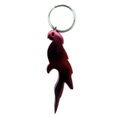 Parrot Shaped Bottle Opener Key Chain