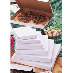 Claycoat White Pizza Box (12"x12"x2")