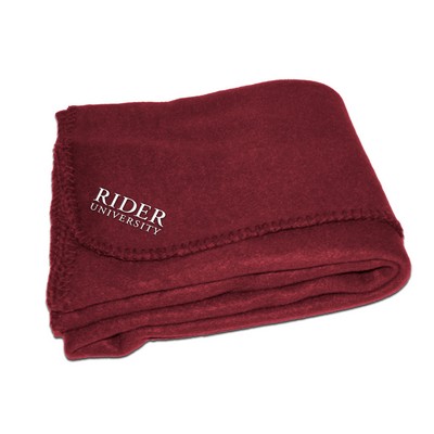 Embroidered "Value Line" Polar Fleece Blanket