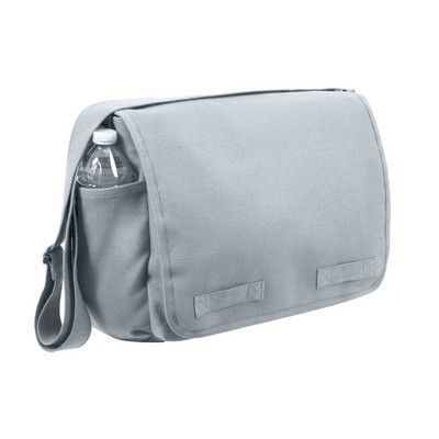 Gray Vintage Classic Messenger Bag (Unwashed)