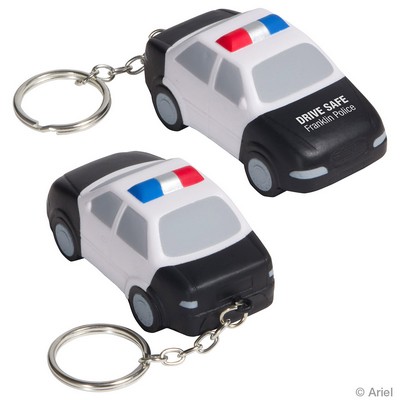 Police Car Stress Reliever Key Chain