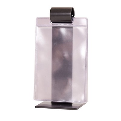 Roll Stand w/Graphite Base & 6 Clear Pockets (9" Tall)