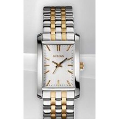 Bulova Ladies' Corporate Collection Two-Tone Watch w/ Engravable Buckle