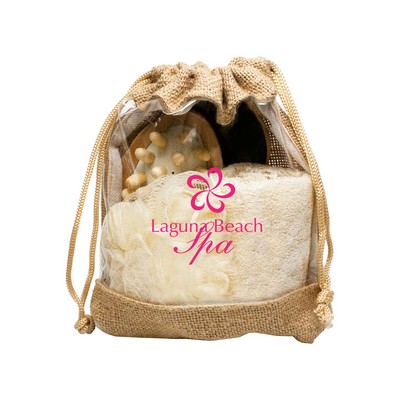 Jute Bath & Spa Accessory Kit