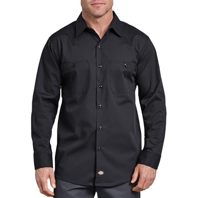 Dickies Men's Industrial WorkTech Ventilated Long Sleeved Performance Shirt