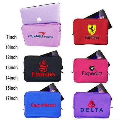 Kidder iBank® Neoprene Sleeve Zippered Case for 10" Laptop Notebook