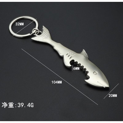 Shark Shaped Opener Key Chain