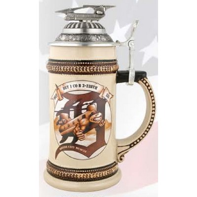 Military Stein Mug w/Custom Lid