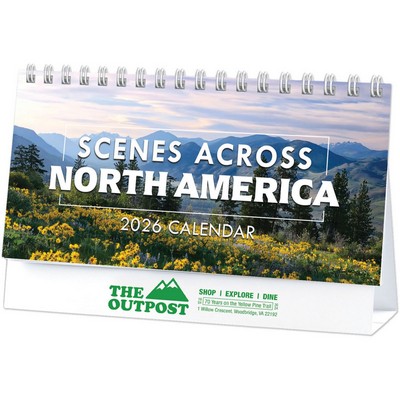 Scenic America Desk Calendar