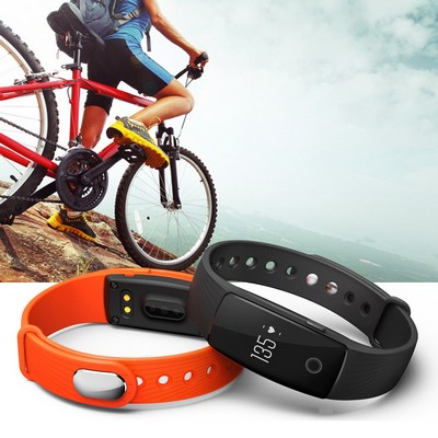 0.49 OLED Screen Heart Rate Monitoring Pedometer