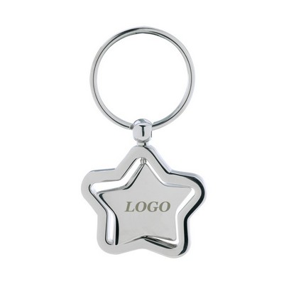 Spinning Star Keychain