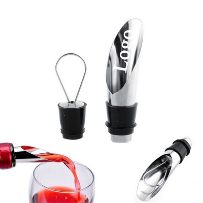 Reusable Wine Pourer w/Stopper