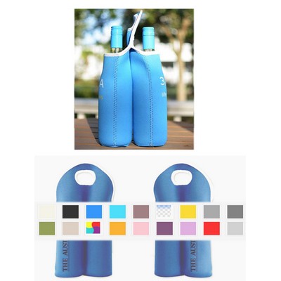 Kidder iBank® 2-Bottle Neoprene Wine Tote