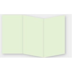 Trifold Plastic Menu (6"x 11")