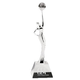 Crystal Goddess of Universe Award 11 1/2"H