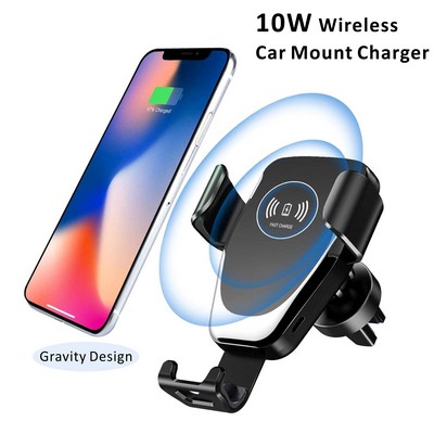 2 in 1 Wireless Car Charger Mount Wireless Charing Car Mount