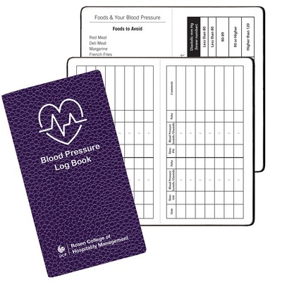 Blood Pressure Log Book w/ Cobblestone Cover