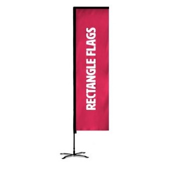 Rectangle Feather Flags (Small, Single Sided)