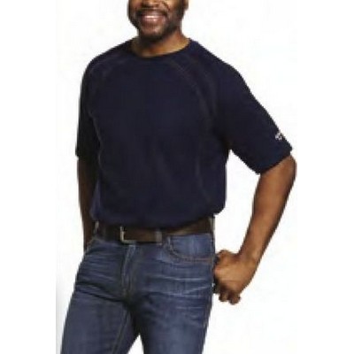 FR Work Crew Short Sleeve Navy Shirt