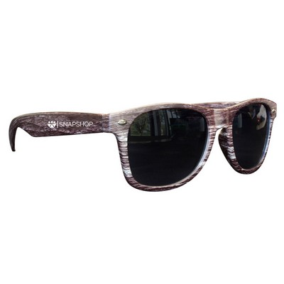 Dark Wood Tone Miami Sunglasses