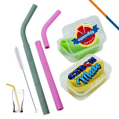 Omega Silicone Straw