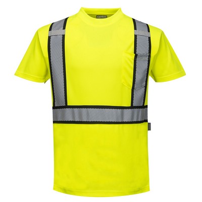 Detroit Hi-Vis Contrast Tape T-Shirt S/S