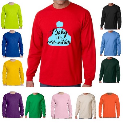 6.1 Oz. Preshrunk 100% Cotton Long Sleeve Winter T-Shirt