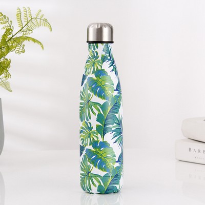 17 Oz. Vacuum Insulated Stainless Steel Bottle w/Full Color Logo