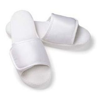 Men's Open Toe Velcro® Microfiber Slippers (Overseas - Embroidered)