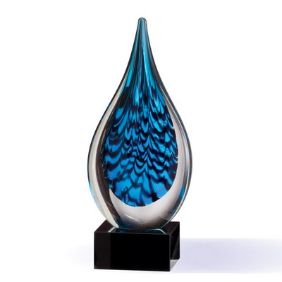 10" Blown Glass Colors Award