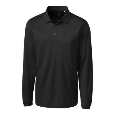 Clique Ice Pique Mens Long Sleeve Tech Polo