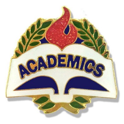 Academics Lapel Pin (1" x 1")