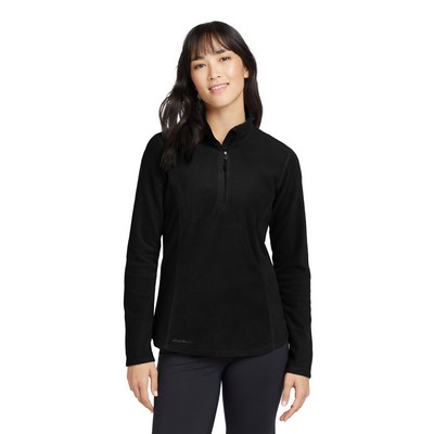 Eddie Bauer® Ladies 1/2 Zip Microfleece Jacket