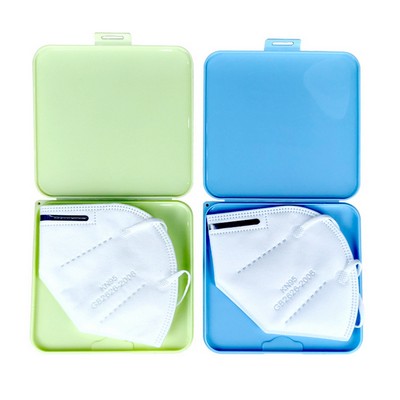 Square KN95 Mouth Mask Storage Box