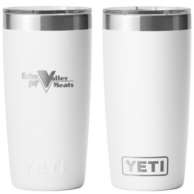 YETI Rambler 10 oz Tumbler With Magslider Lid - Laser Engraved