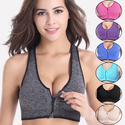 Cotton Breathable Push Up Yoga Sports Bra