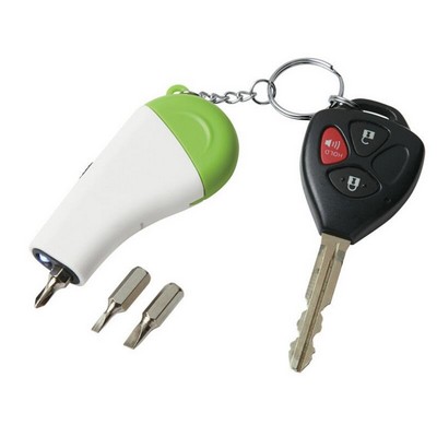 Screwdriver Set LED Keychain