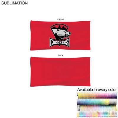 Colored Microfiber Terry Pool, Gym Towel, 20x40, Sublimated in Any PMS color Edge to Edge 2 side