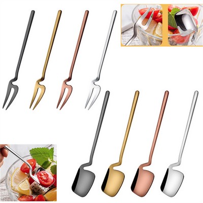 Hangable Stainless Steel Spoon & Fork