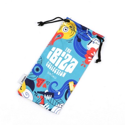 Sublimation Micro fiber Glass Cleaning Cloth Bag