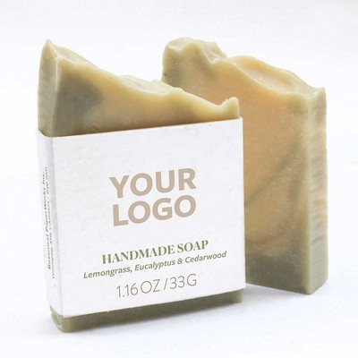 Lemongrass, Eucalyptus & Cedarwood Soap (Half Thick)