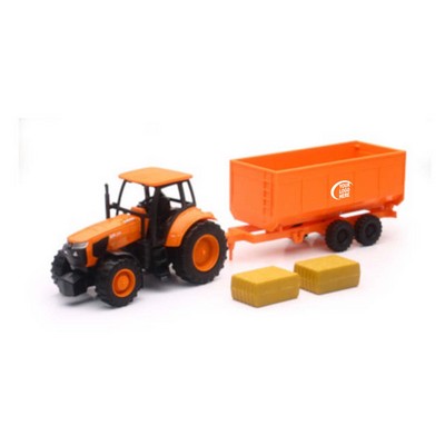 Kubota® M5 Farm Tractor & Trailer AS-05685