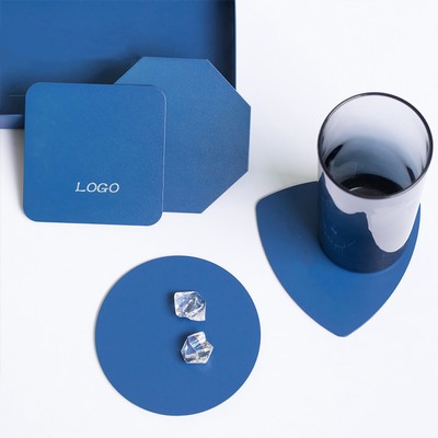 Klein Blue Stainless Steel Coasters