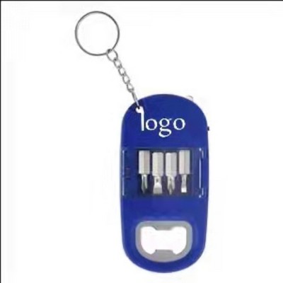 Screwdriver Sets with Bottle Opener and Keychain Flashlight