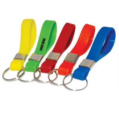 Silicone Wristband Key Ring